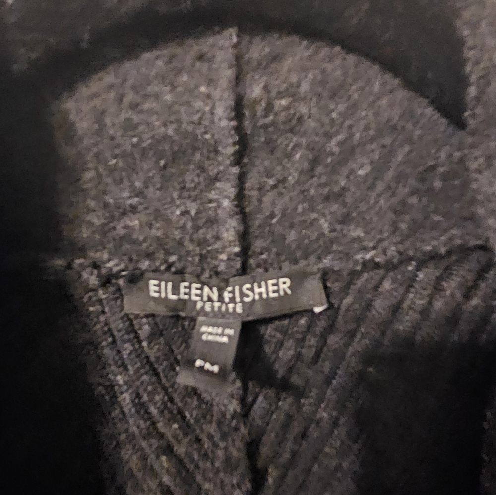 Eileen Fisher 100% Wool Cardigan - Picture 6 of 7